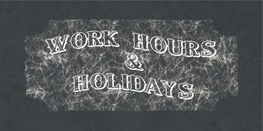 Work hours & holidays in Thailand